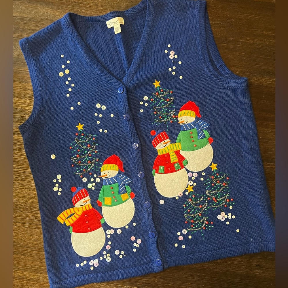 Vintage Ugly Christmas/Holiday Sweater Vest